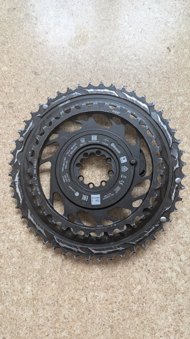 Převodníky Sram Force AXS D2 48/35 s Powermetrem