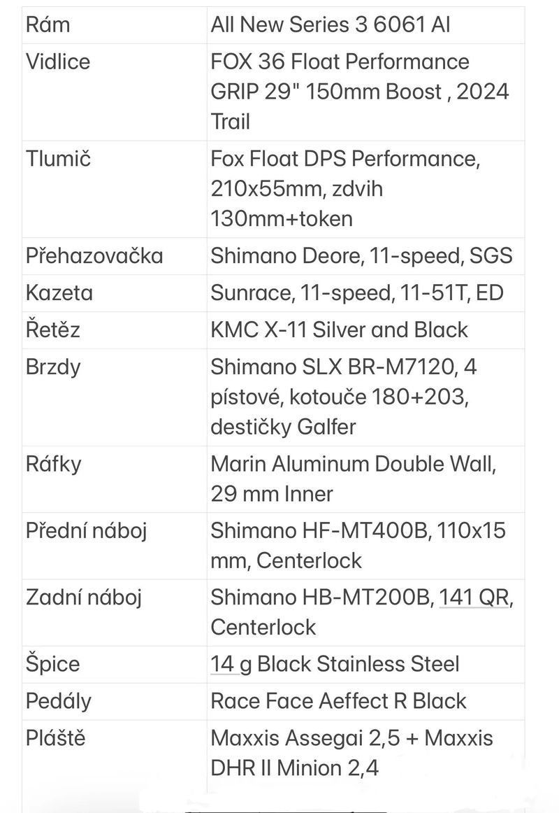 Marin Rift Zone 1 29” 2024 Upgrade