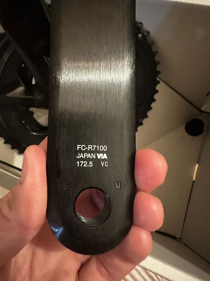 Kliky Shimano 105, FC-R7100 (12S 52-36 NH, 172,5 VC)