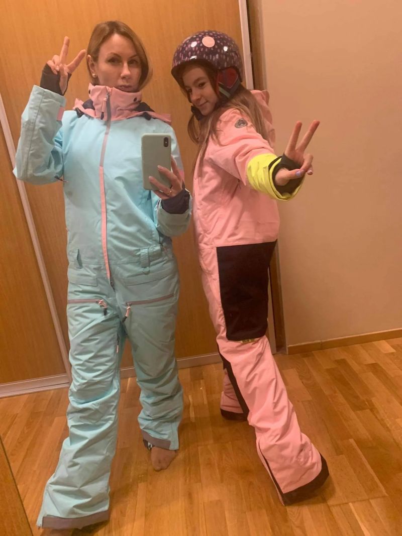 Lyžařská/snowboardová kombinéza pro výšku postavy 150-165 cm