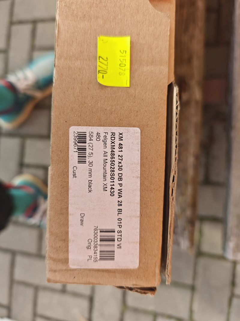 Ráfky DT Swiss, WTB, Dartmoor 