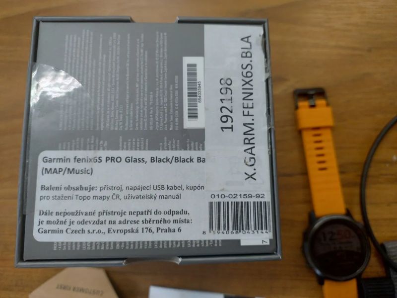 Garmin Fenix 6s Pro Black Map/Music