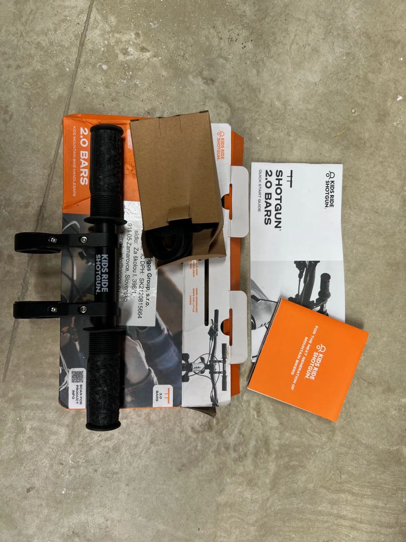 Kids Ride Shotgun dětská sedačka + řídítka