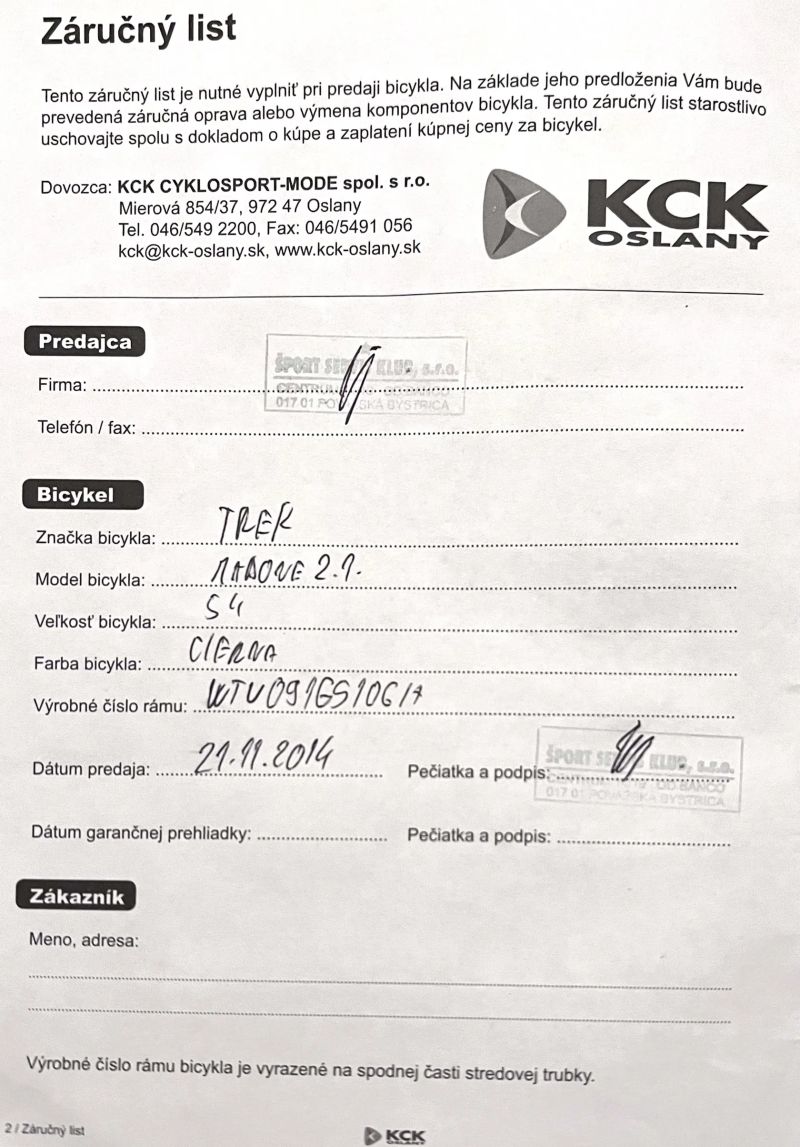 Trek Madone 2.1 // vel. 54 // 2014