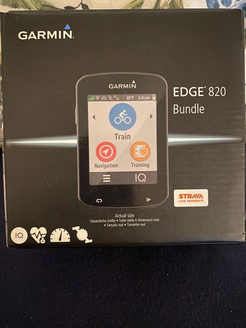 Garmin edge 820