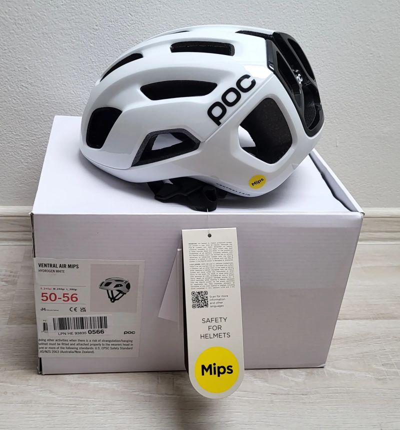POC Ventral Air MIPS Hydrogen White vel. 50-56
