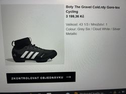 Zimní tretry Adidas goretex 43 1/3