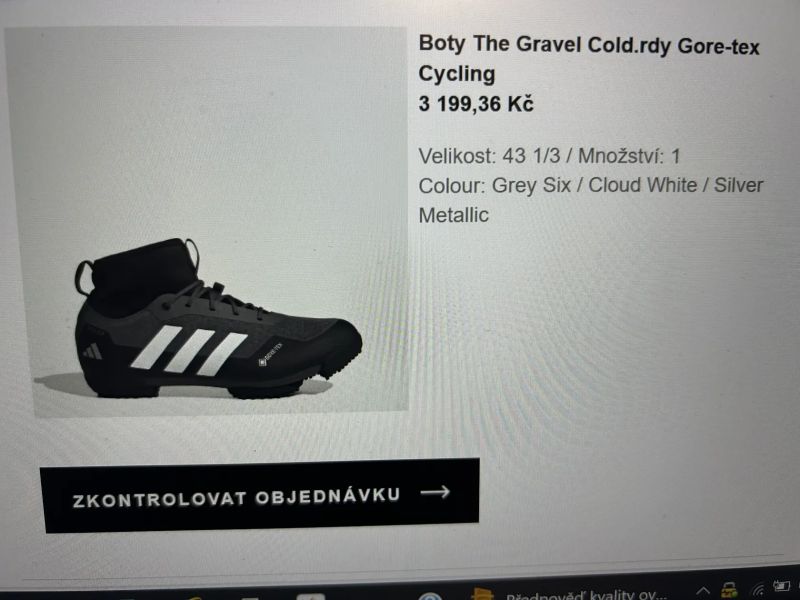 Zimní tretry Adidas goretex 43 1/3