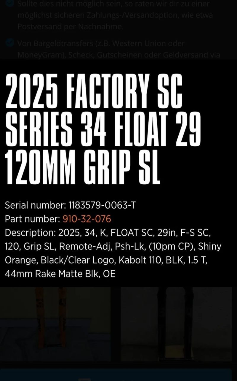 Fox 34 SC GripSL 120mm 2025