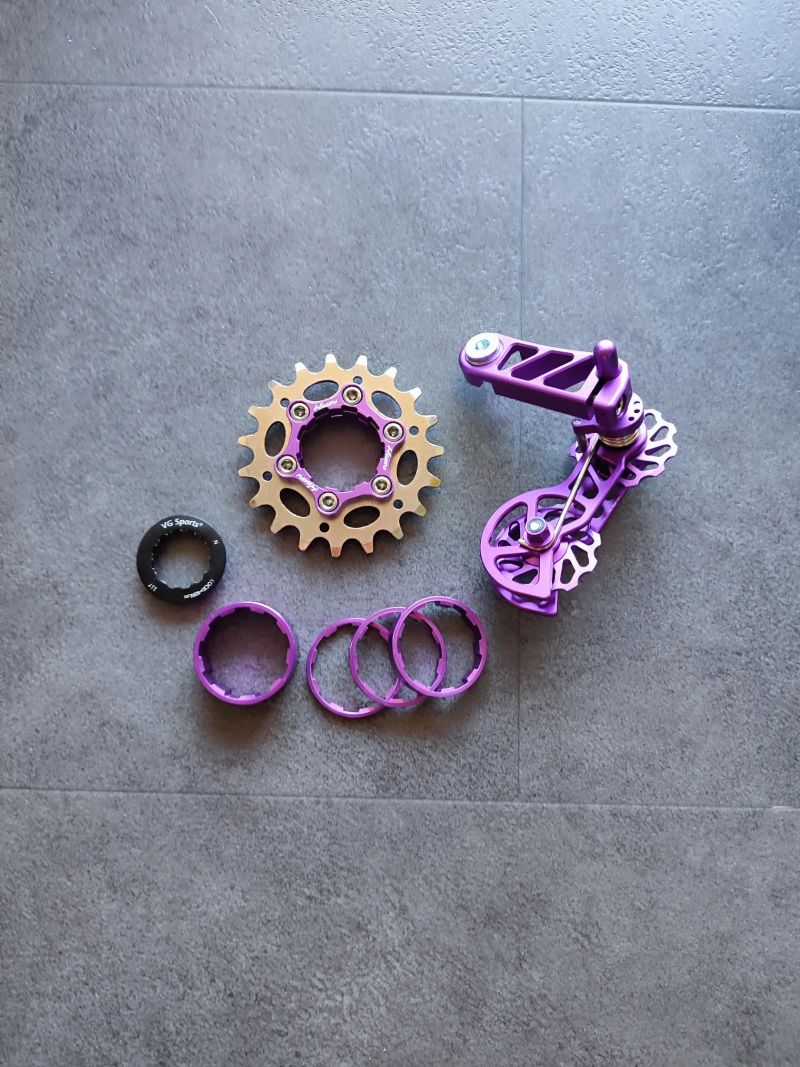 Single speed sada 19z. + napinak + packeta Zdarma