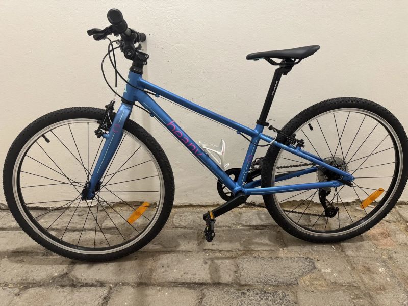 Beany Zero 24 je nejlehčí 24" dětské kolo na trhu. Hmotnost kola 7,6 kg