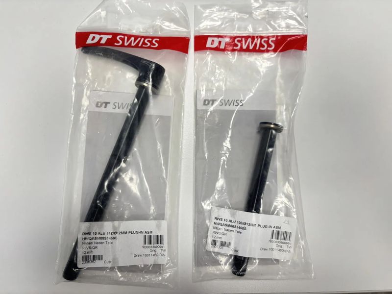 DT Swiss RWS ALU 100+142/12mm Plig-in ASM (2 kusy)