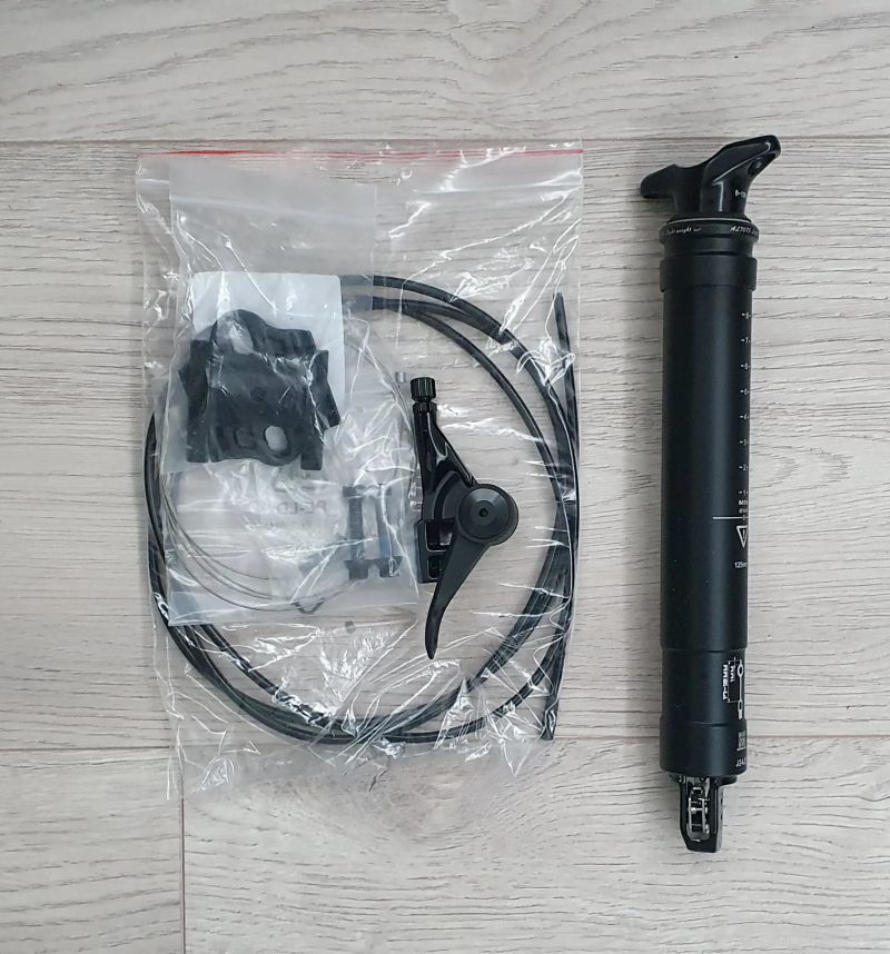 Teleskopická sedlovka TranzX 125 mm, 34.9 průměr, včetně páčky