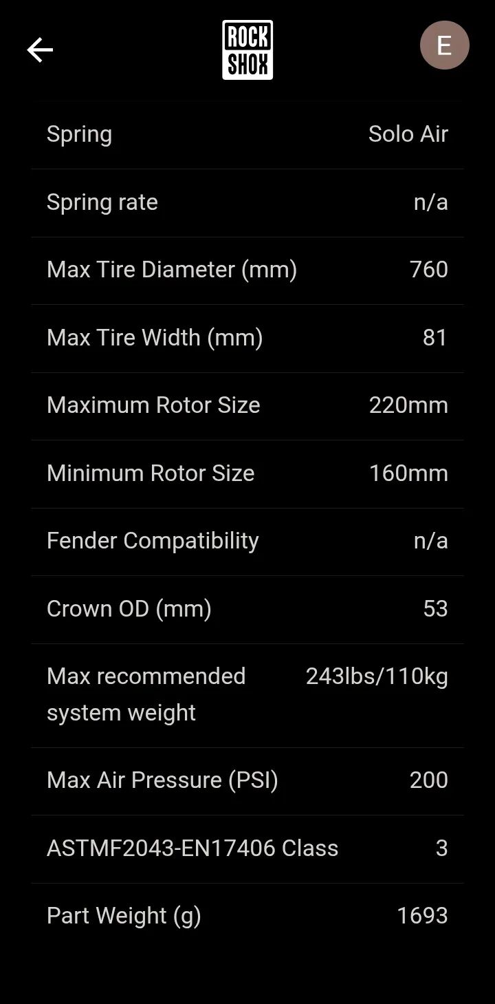 Rock Shox Reba 120mm