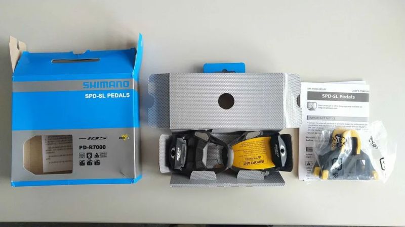 Nášlapné pedály SHIMANO 105 SPD-SL PD-R7000