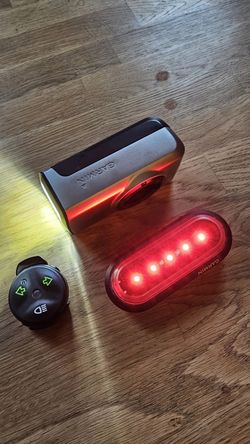 Garmin přední HL500 + zadní TL300 + ovladač Remote