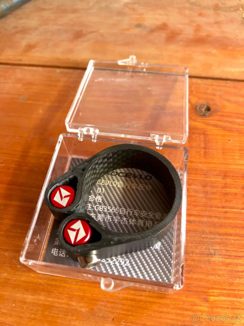 Karbonová objímka sedlové trubky 34.9 mm pro sedlovku 30.9 m