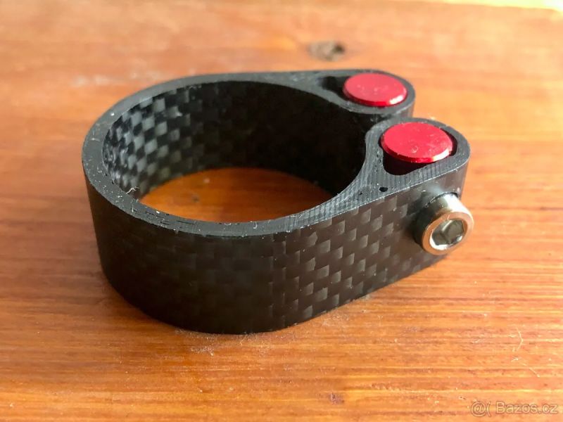 Karbonová objímka sedlové trubky 34.9 mm pro sedlovku 30.9 m