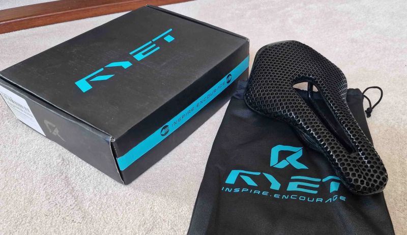 Ryet Arcode 3D tištěné Ultra lehké karbonové MTB sedlo 157g