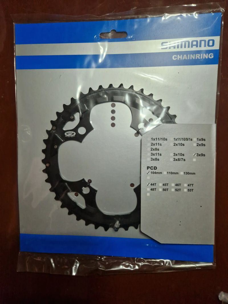 Převodníky shimano deore pohon 3x9,8,7 44 a 32 zubů