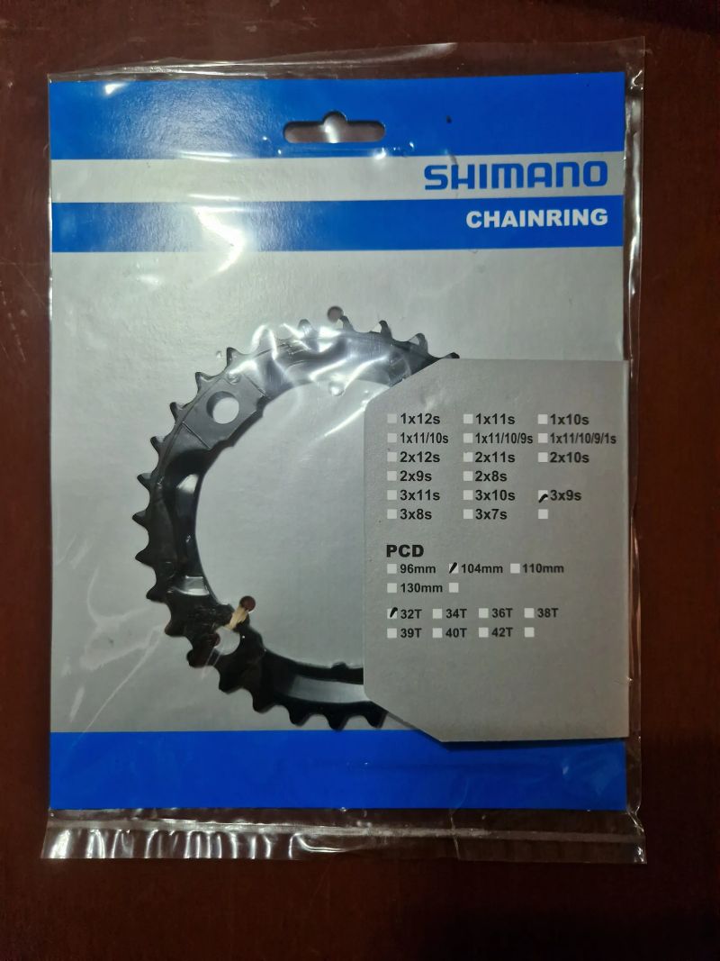 Převodníky shimano deore pohon 3x9,8,7 44 a 32 zubů