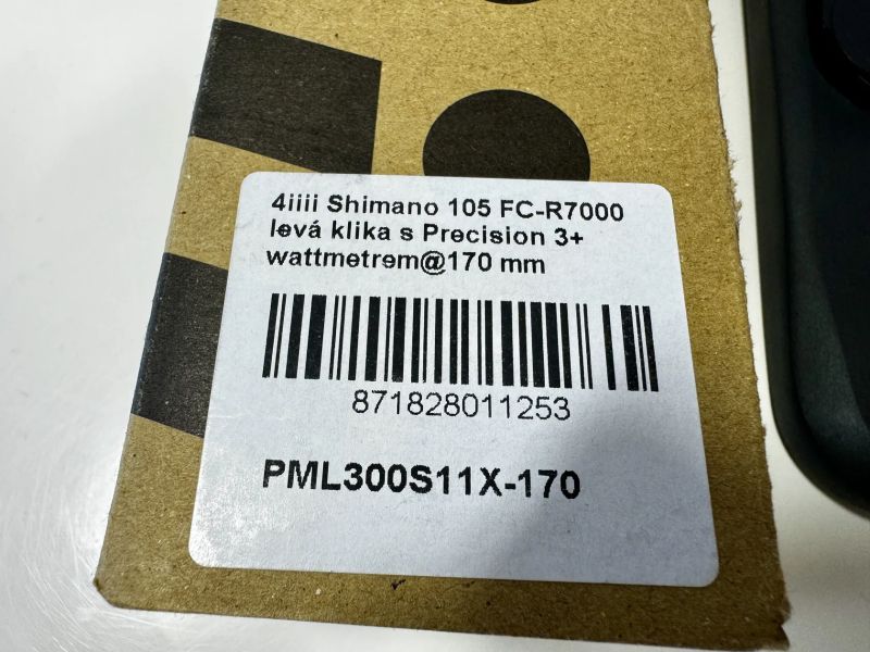 4iiii Shimano 105 FC-R7000 levá klika s Precision 3+ wattmetrem, 170 mm