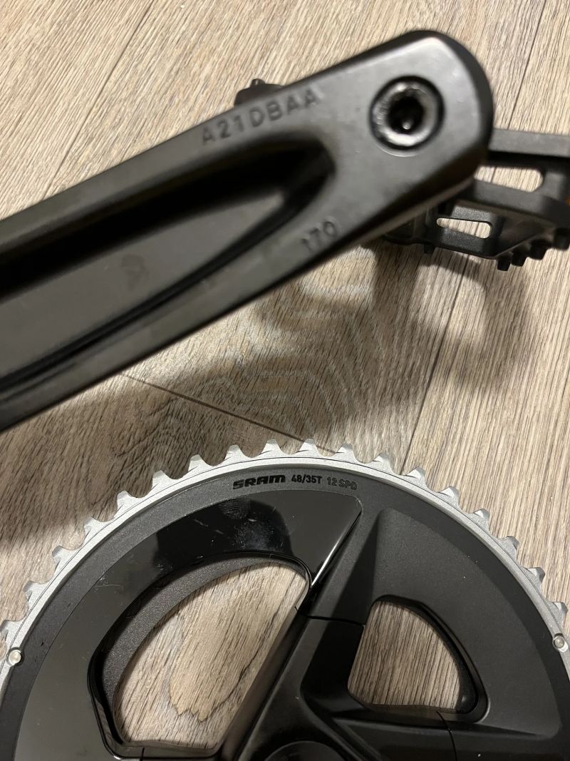 Sram Rival kliky s převodníky 48/35 zubů, 170m