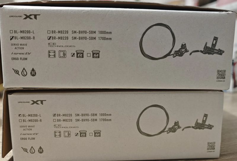 Brzdy Shimano XT M8220