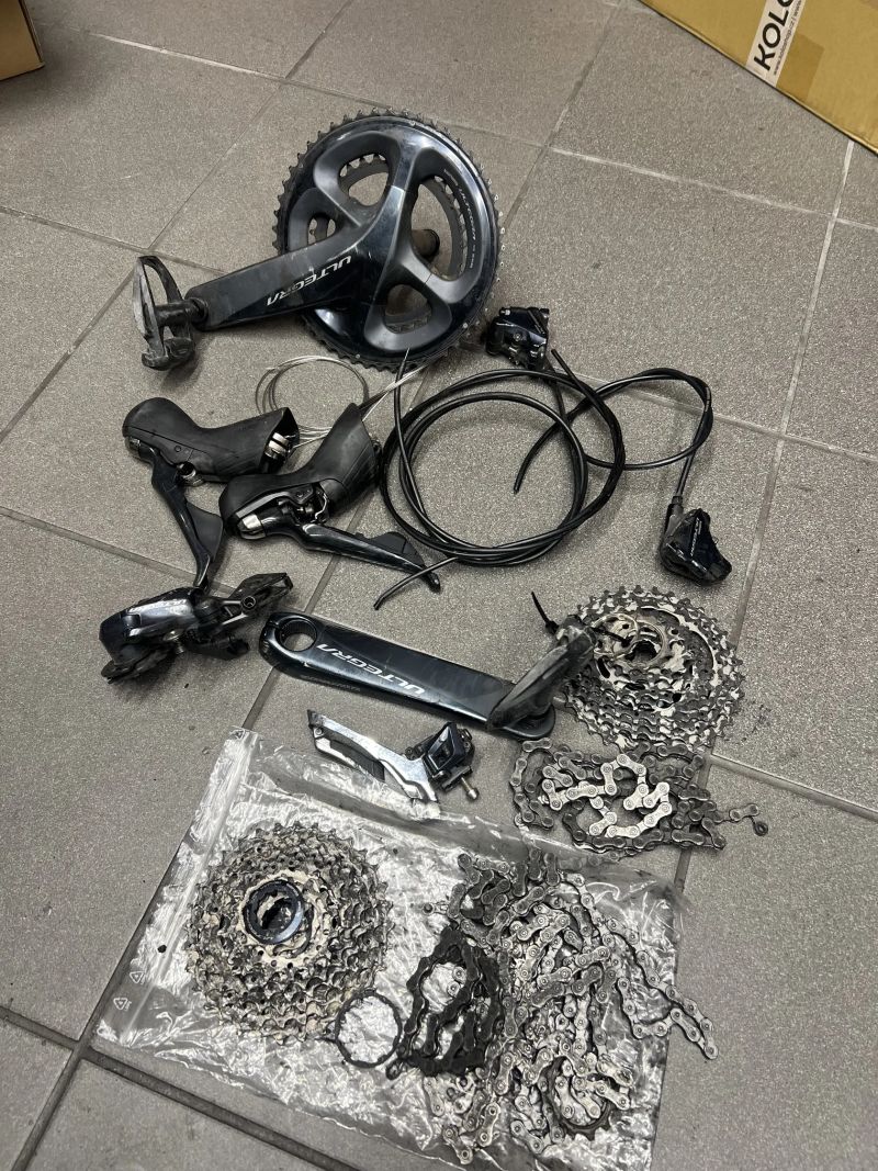 Sada Shimano Ultegra 2x11 hydra brzdy mechanicke razeni