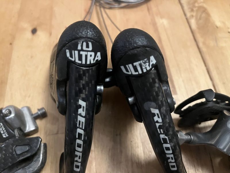 Sada Campagnolo Record 2x10s, 100% funkční 