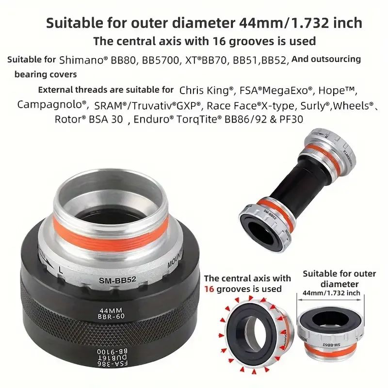 Klíč na středová složení (5in1)