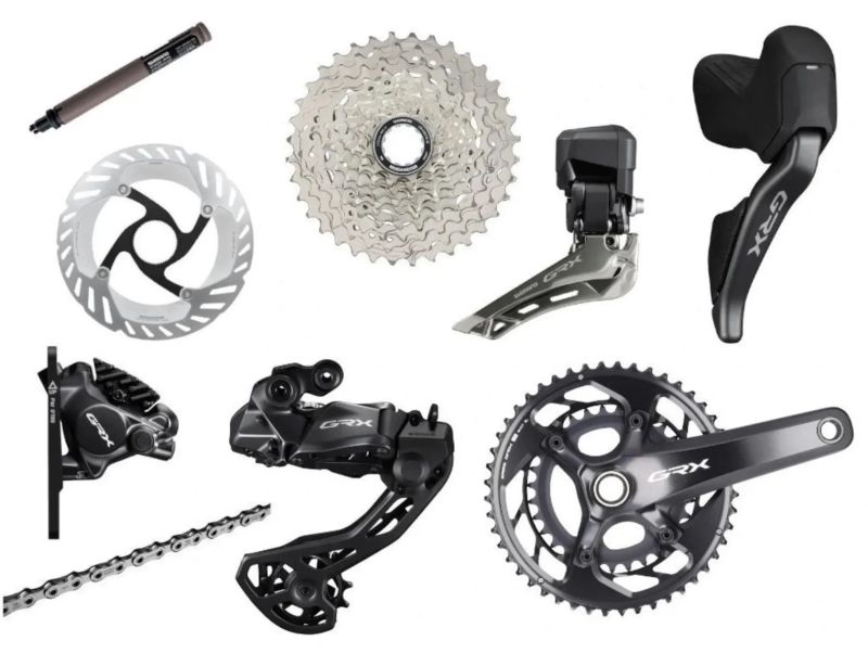 Shimano GRX Di2 RX825 2x12 Di2 - NOVÁ gravel sada