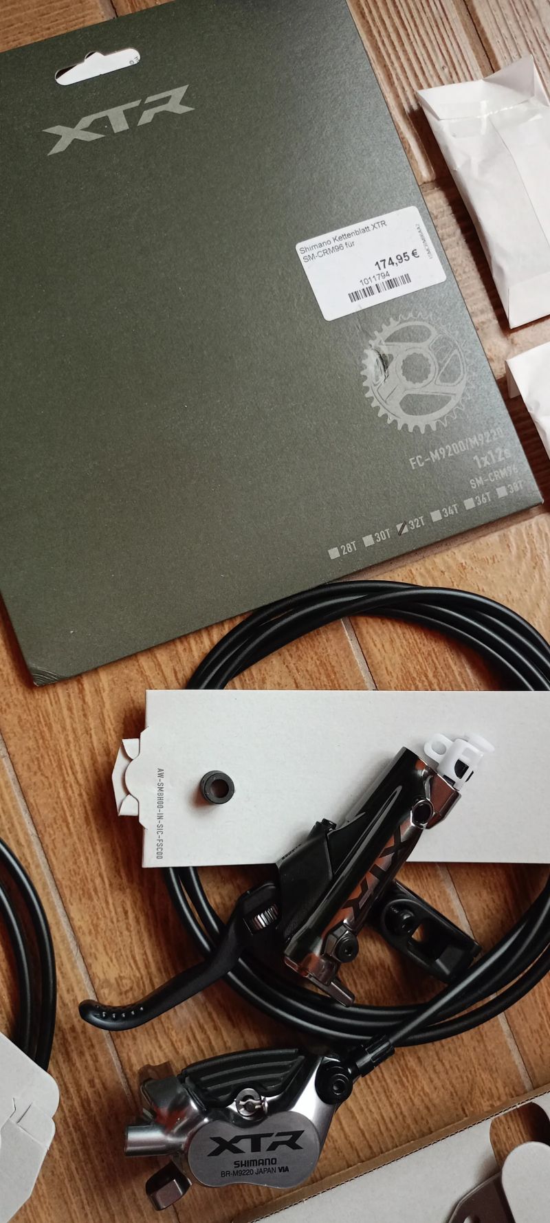 Shimano XTR Di2 1x12 + brzdy XTR - nova sada