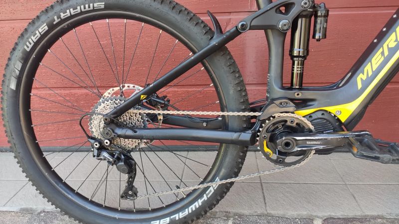 Celoodpružené karbonové elektrokolo Merida E-One Forty 5000 - M