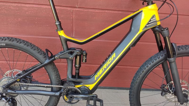 Celoodpružené karbonové elektrokolo Merida E-One Forty 5000 - M