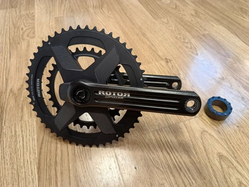 Rotor Inpower V3 DM 165 mm + nové převodníky 50/34 + střed
