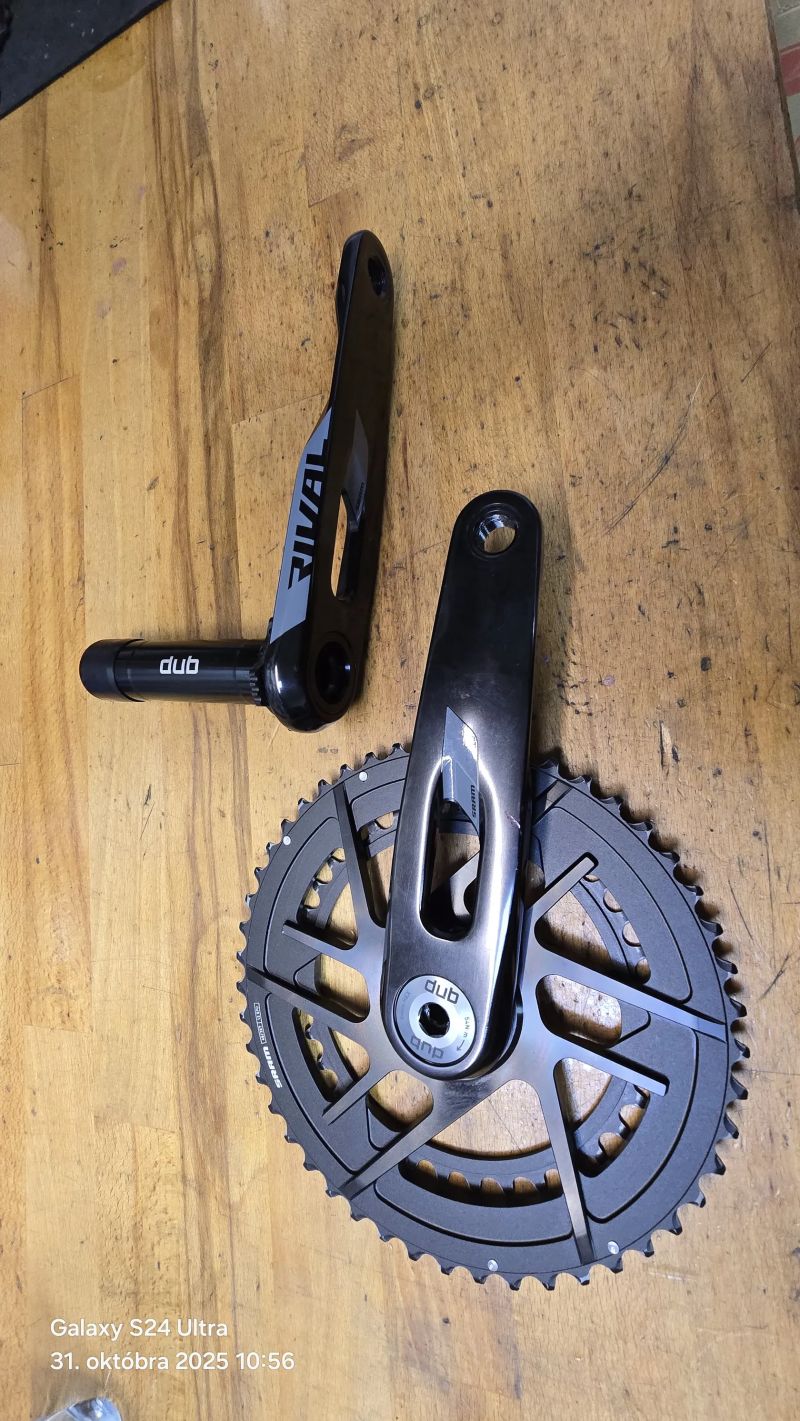 Predam Sram Rival E1 kľuky 170mm ,prevodnik 48-35