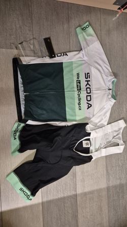 Dres + kratasy - Škoda - We love cycling - nové, neježděné 