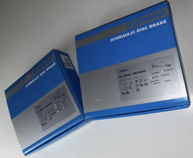 Hydraulické 4pístkové brzdy Shimano ZEE (hezký stav)