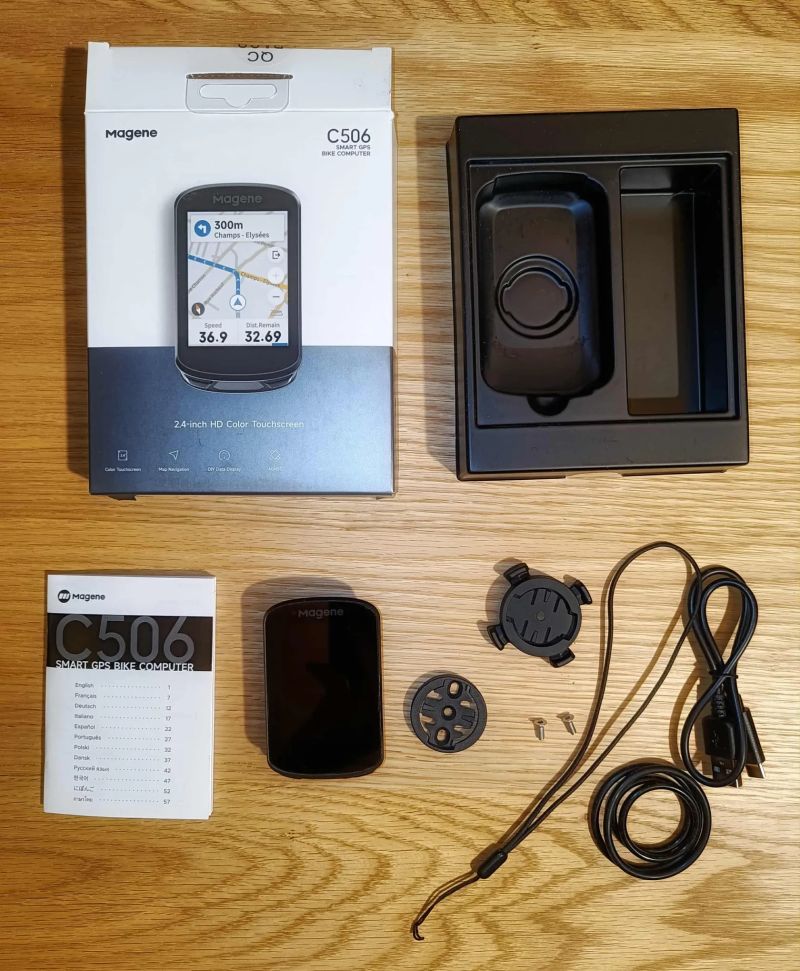 Prodám GPS cyklopočítač Magene C506 – jako nový, v záruce do 06/2027