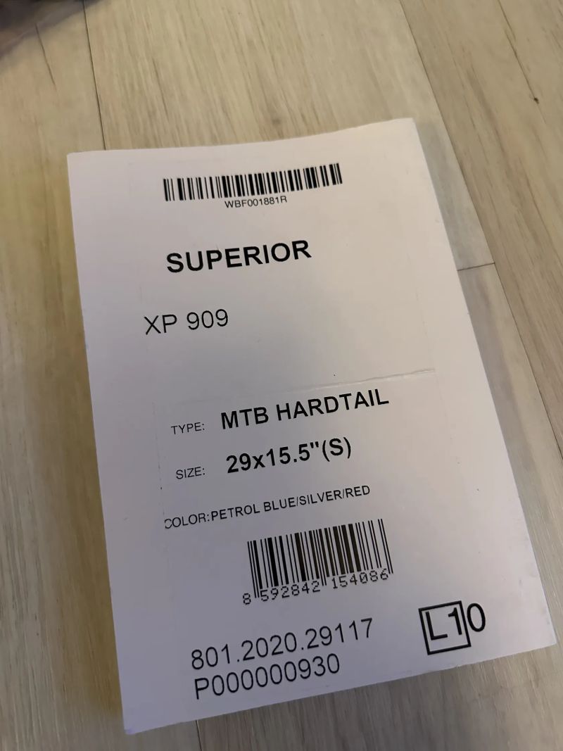 Superior XP 909, velikost S