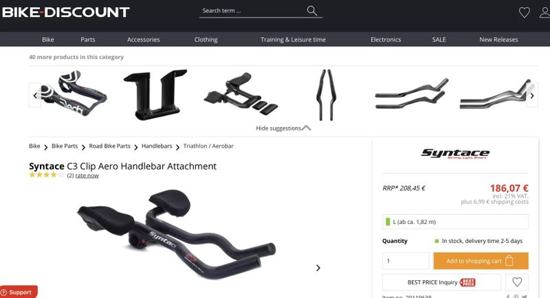 Syntace C3 clip aero