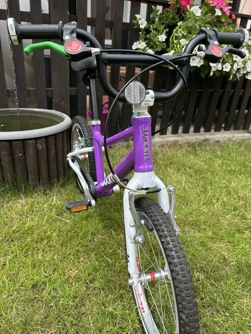 Dětské kolo Woom 3 fialove
