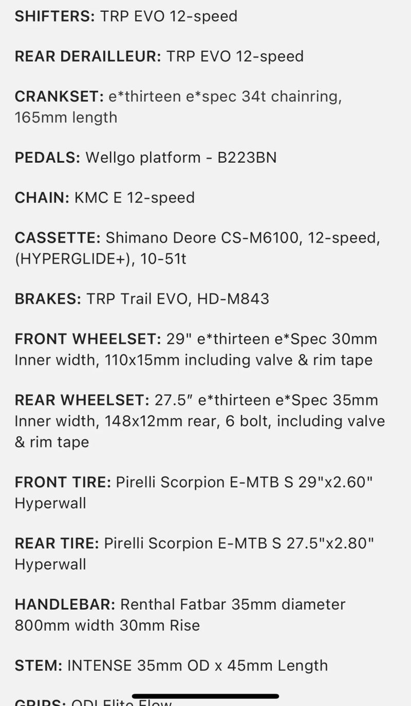 Intense TAZER MX PRO ALLOY ÖHLINS