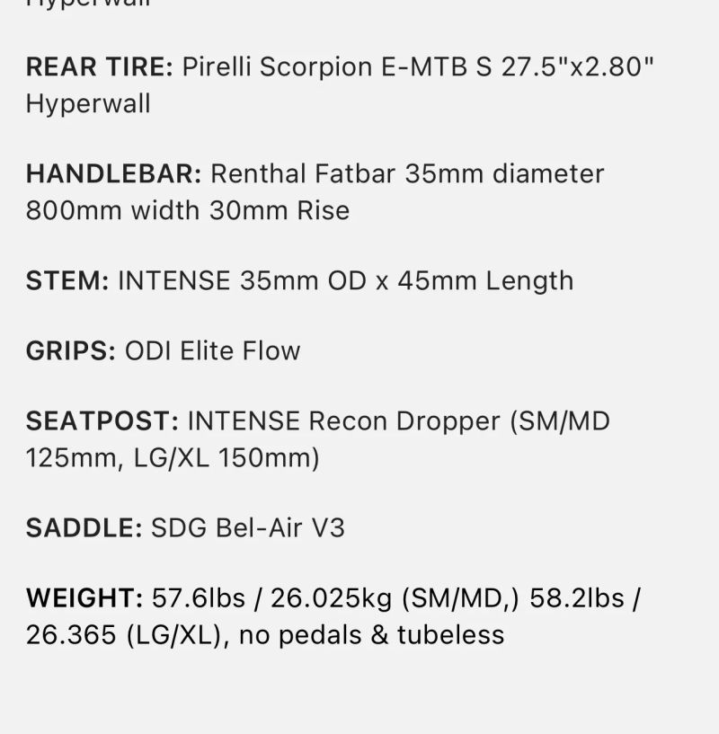 Intense TAZER MX PRO ALLOY ÖHLINS