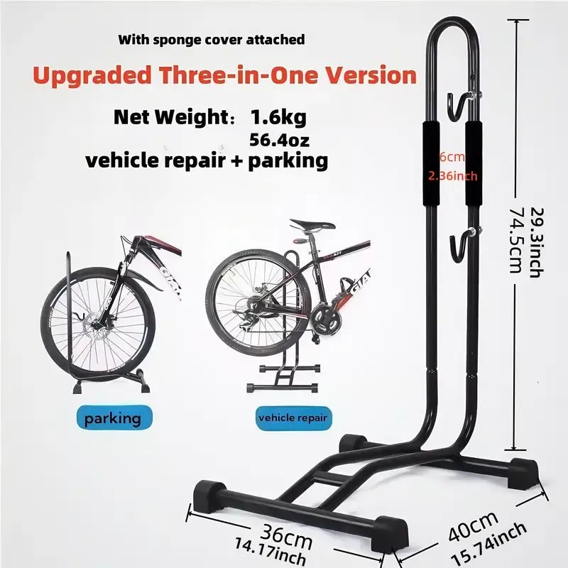 Prodám nový úsporný stojan na jízdní kolo, cena 590 Kč.