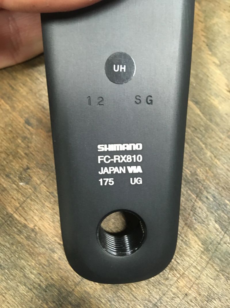 Shimano grx kliky fc-rx810 175mm 40z 1x11/12