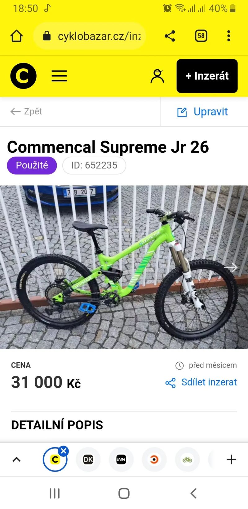 Commencal Supreme JR