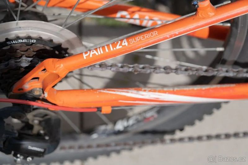 Superior Paint XC - oranžové (UNI) dětské kolo 24" pro výšku postavy od 130cm do 155cm