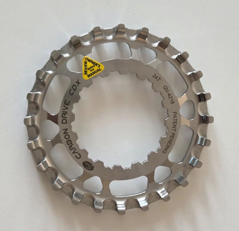 Zadní pastorek, řemenice Gates Carbon Drive CDX, 24 zubů (24T)